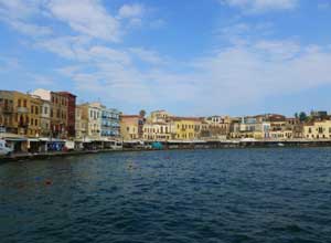 Il vecchio porto di Chania