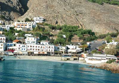 agia roumeli spiaggia